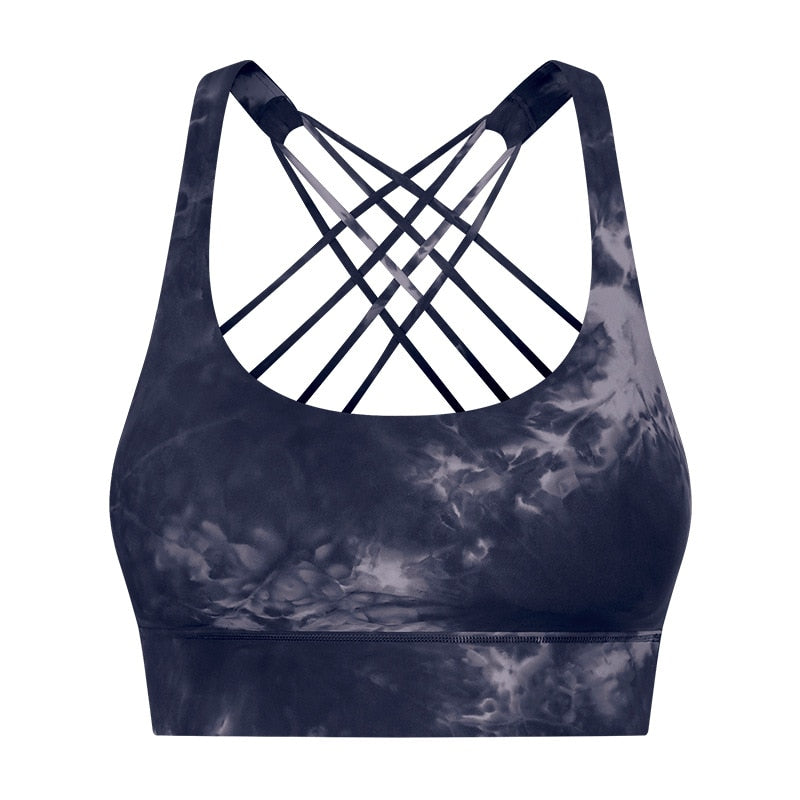 Cross Back Fitness Bra