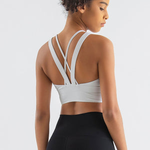 Cross back and front Sports Bra