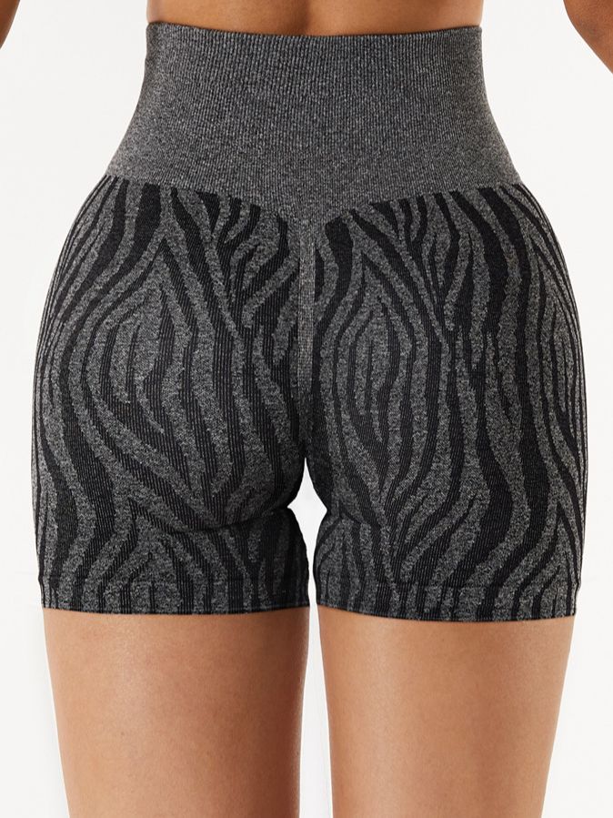 Seamless zebra print shorts