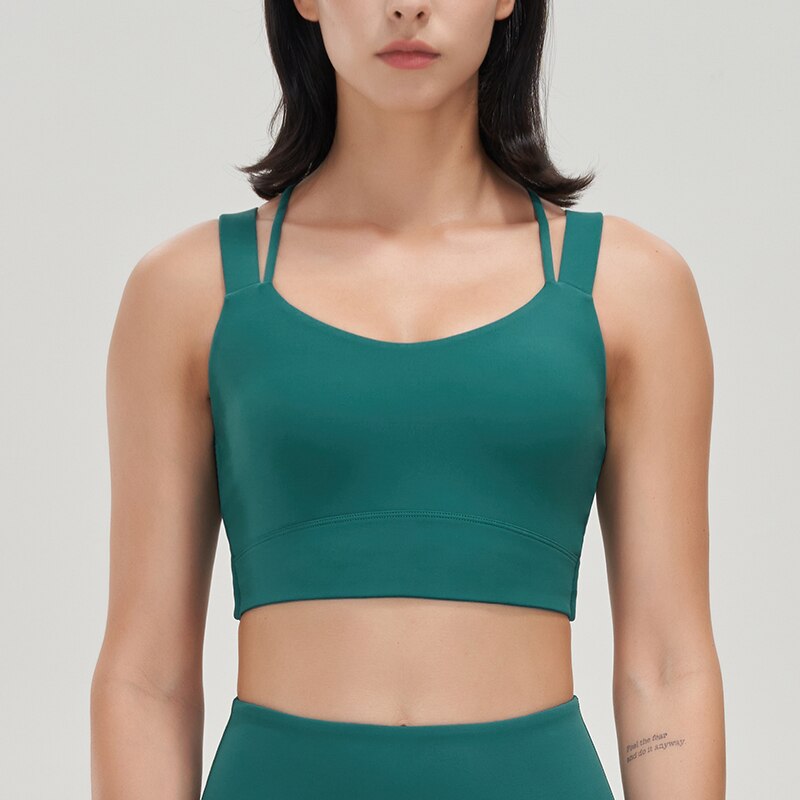 cross back fitness bra