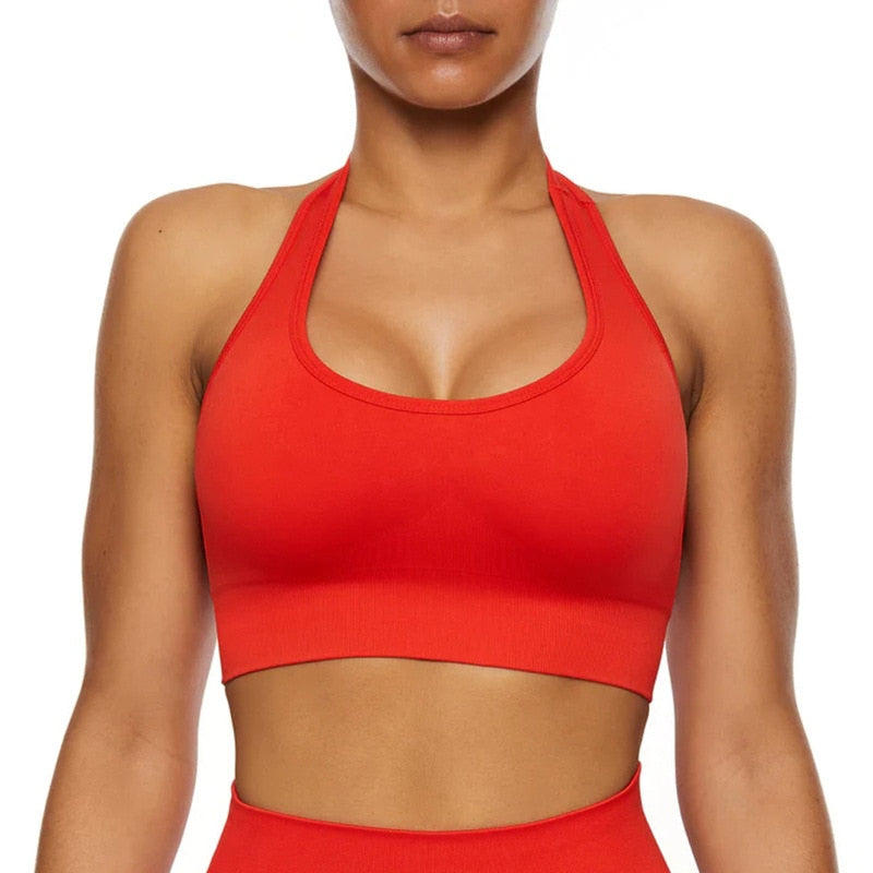 Seamles Backless sports bra