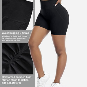 Seamless Fitness Scrunch short Shorts