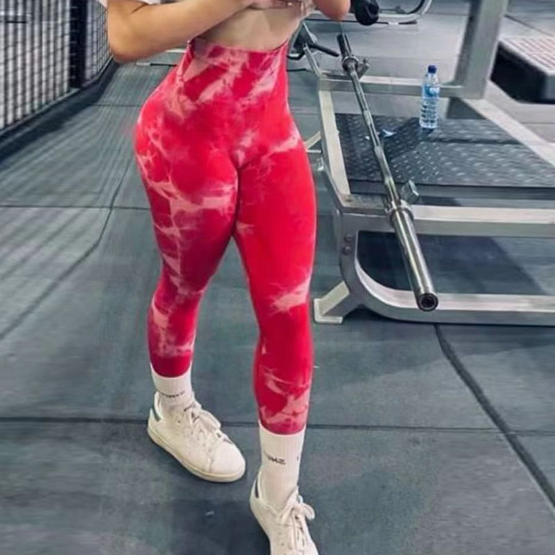 Seamless Tie Dye Leggings