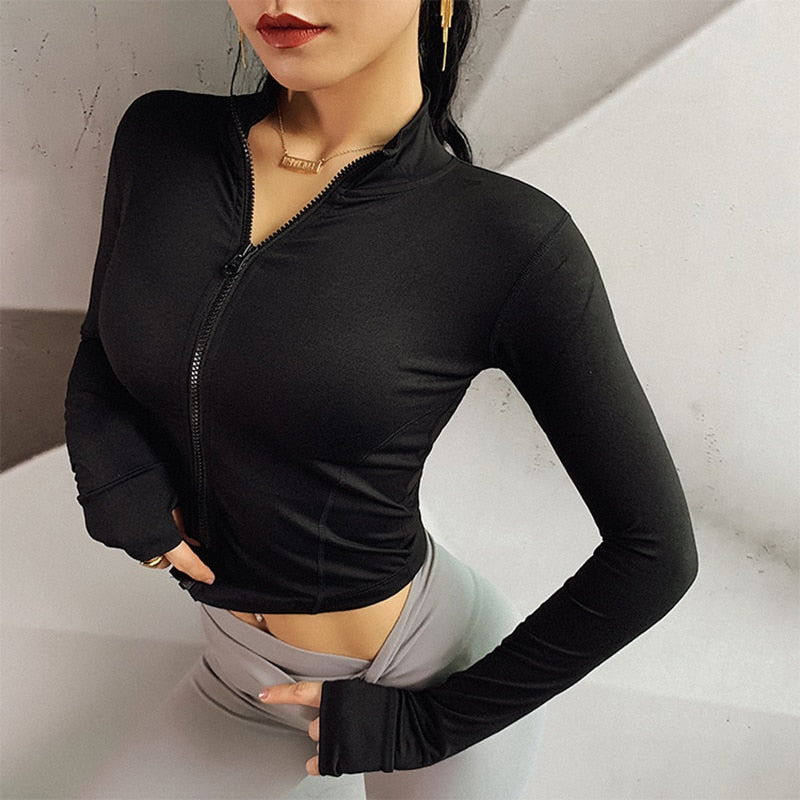 Long Sleeve Fitness Jacket