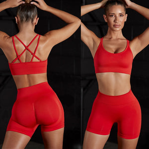 Seamless Strappy Sports Bra