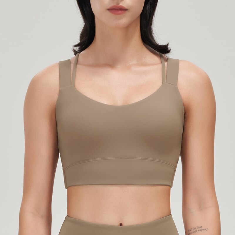 cross back fitness bra