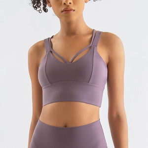 Cross back and front Sports Bra