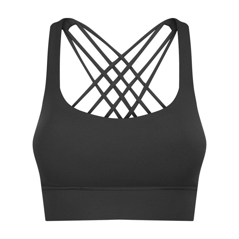 Cross Back Fitness Bra