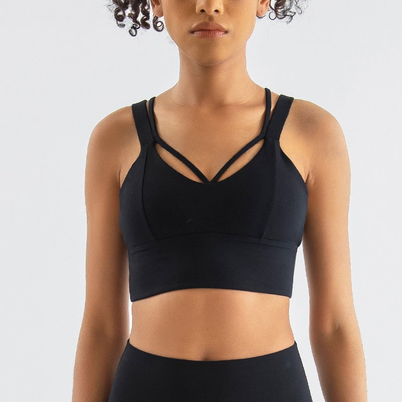 Cross back and front Sports Bra