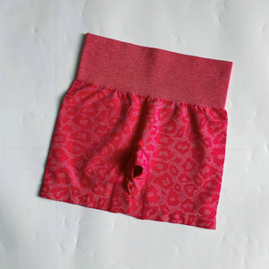 Seamless Cheetah print Scrunch Shorts