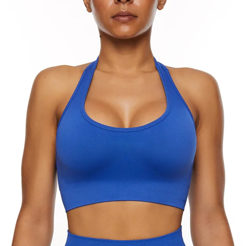 Seamles Backless sports bra