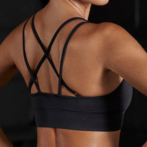 Seamless Strappy Sports Bra