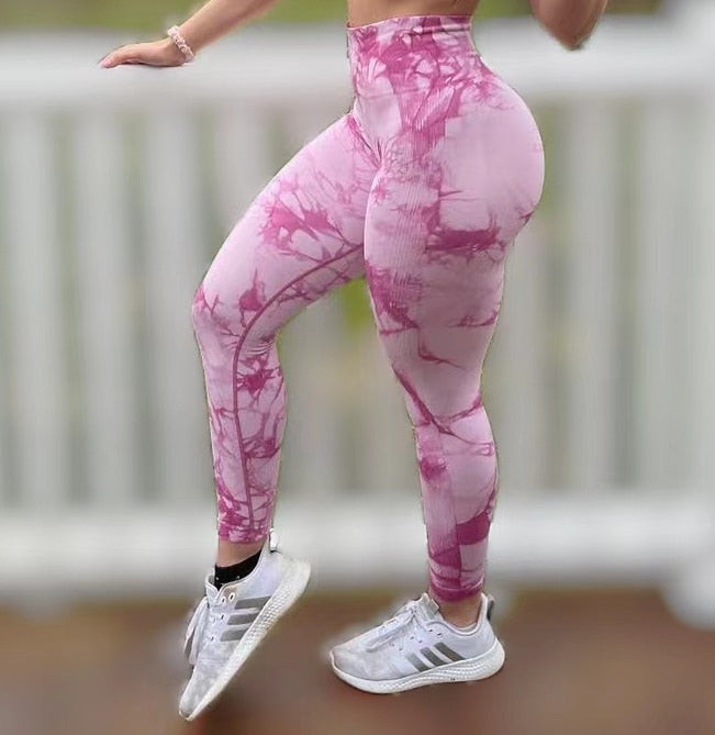 Seamless Tie Dye Leggings