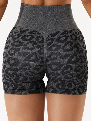 Seamless Cheetah print Scrunch Shorts