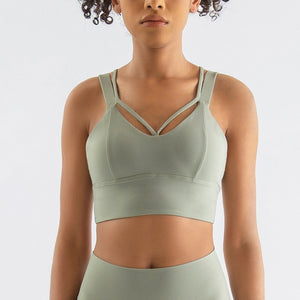 Cross back and front Sports Bra